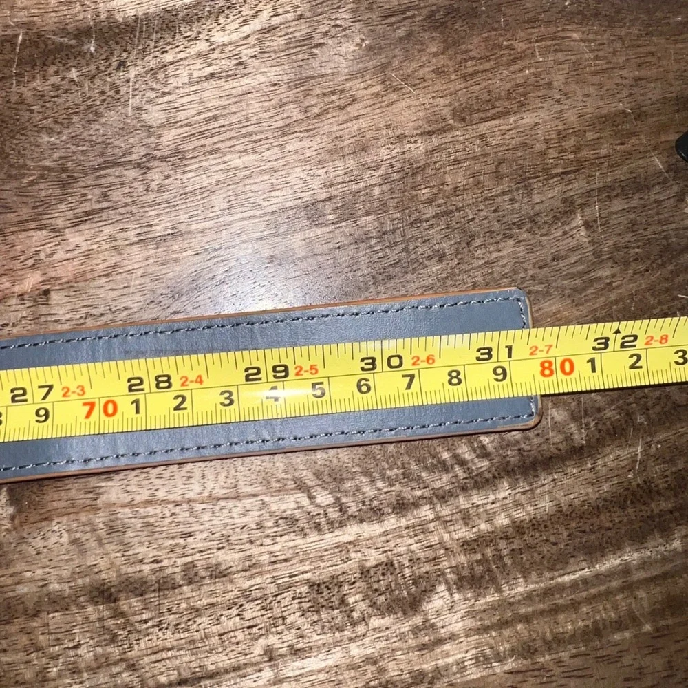 Shawn White Kids Belt Gray‎ Orange Perforated Buckle Closure Non Leather